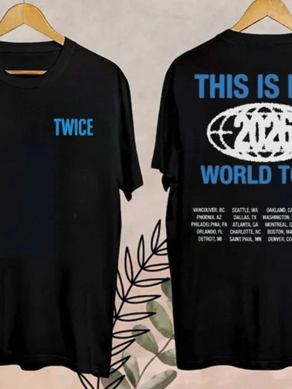 TWICE This Is For 2026 Tour LA Pop-up Multicolor T-Shirt 257